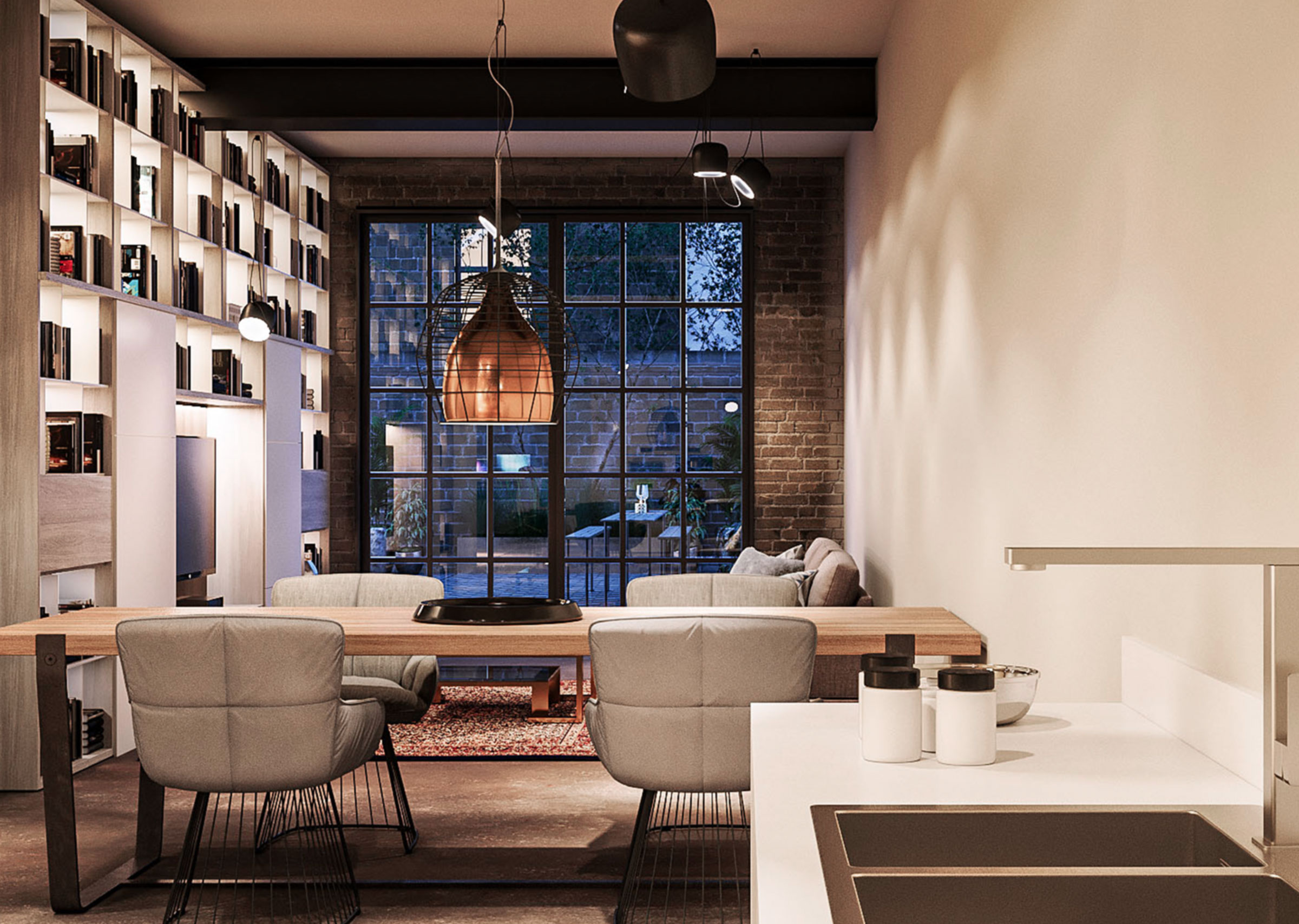 Dining area CGI